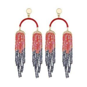Fashion Beads Tassel drop Earrings